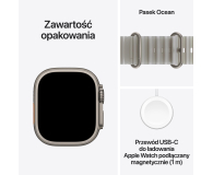 Apple Watch Ultra 4/Naturalny Tytan/Półprzezroczysta szarość Ocean - 1594107 - zdjęcie 7